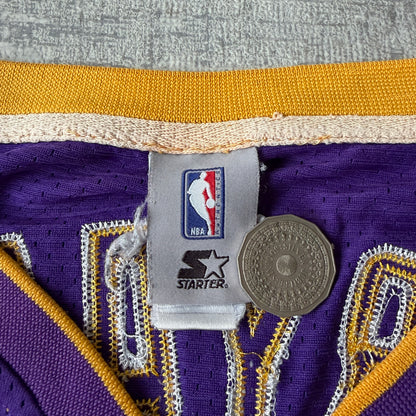 LA Lakers Kobe Bryant Starter NBA Jersey Fits Size XL Mens                   -E20