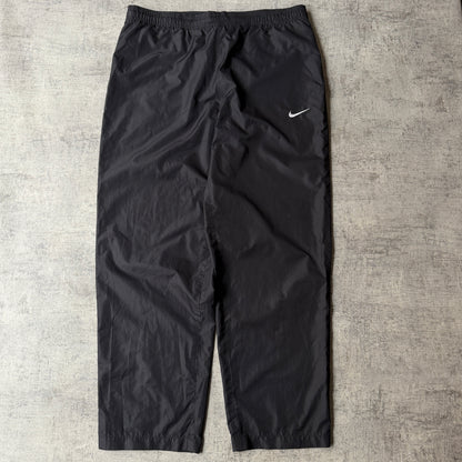 Vintage Nike Track Pants Size XL Mens Black White Windbreaker         -H17