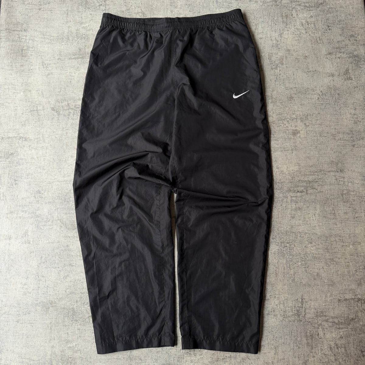 Vintage Nike Track Pants Size XL Mens Black White Windbreaker         -H17