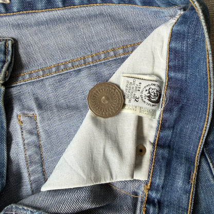 Diesel Industry Y2K Jeans Size 32 Straight Leg Blue Denim                 -E1