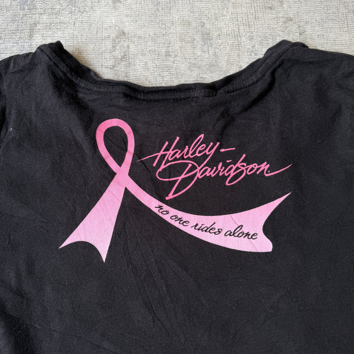 Harley Davidson Y2K Breast Cancer Awareness Top Size M Womens         -H60