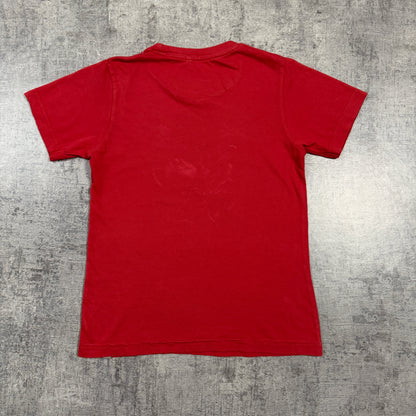 Slazenger Y2K Baby Tee Red Graphic Top Size 8Y Fits XS Womens                -I45