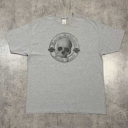Harley Davidson “Hella Good” Skull Graphic T-Shirt Size 2XL Mens 2009 Y2K                  -I59