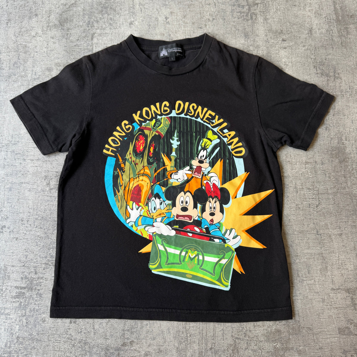 Vintage Hong Kong Disneyland Baby T-Shirt Size LY Fits XS-S Womens        -H58