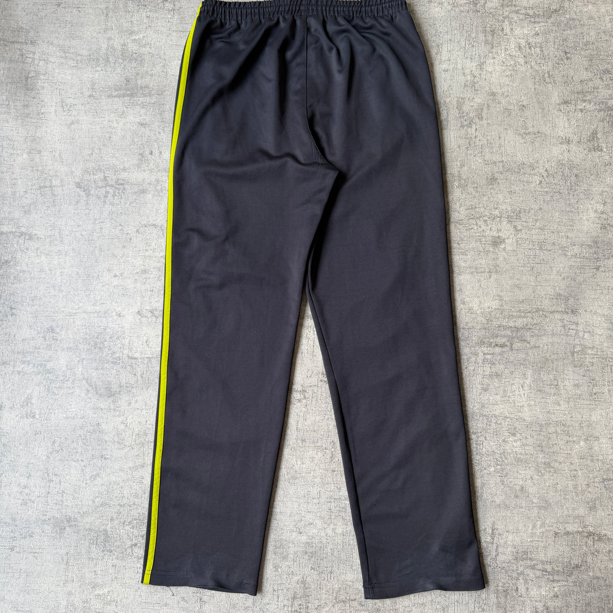 Adidas Y2K Track Pants Fits Like Size M Black/Yellow              -B39