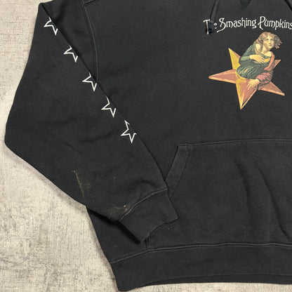 Smashing Pumpkins Black Graphic Hoodie Size L Jumper                -F33
