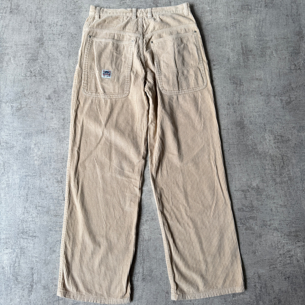 Jay Jays Y2K Beige Corduroy Long Pants Size 30 Baggy Pants               -E6