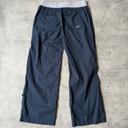 Lorna Jane Womens Baggy Track Pants Size S Navy Blue               -A51