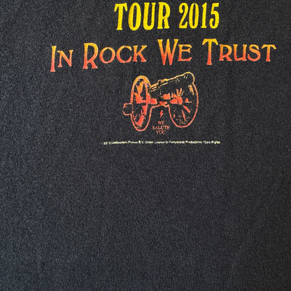 ACDC Highway To Hell Tour Shirt Fits Size M Mens 2015 Black Tee    -A7