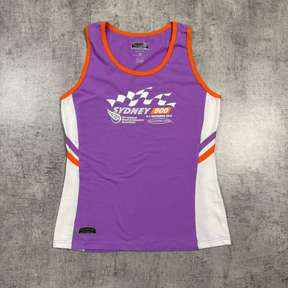 Vintage V8 Supercars Sydney 500 Womens Purple Singlet Top Size 16           -I49