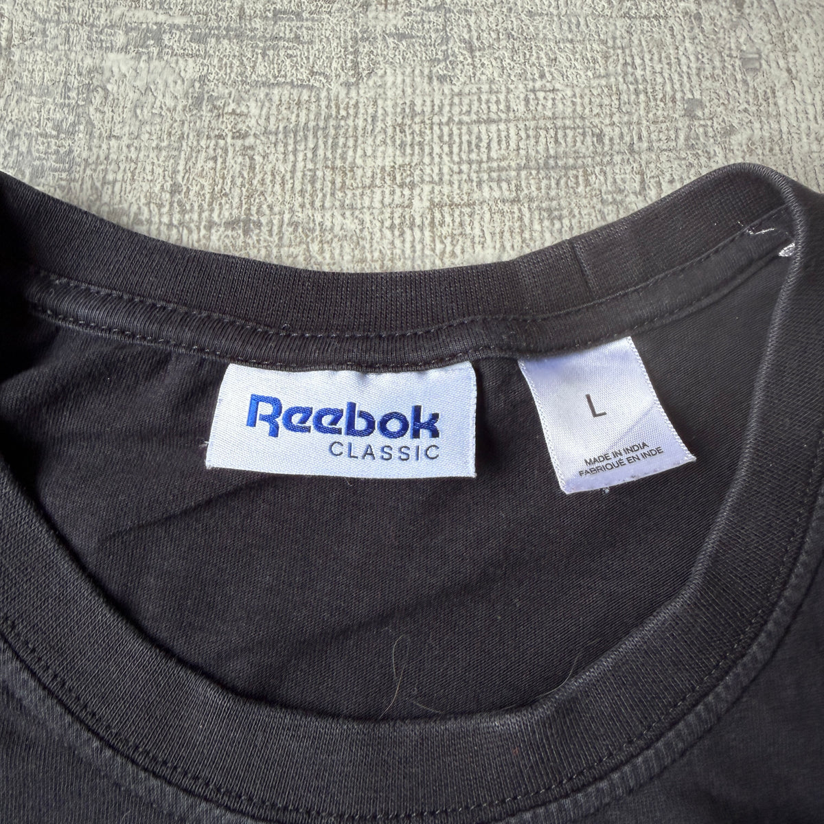 Reebok The Pump Y2K Black Graphic T-Shirt Size L Mens                          -E47