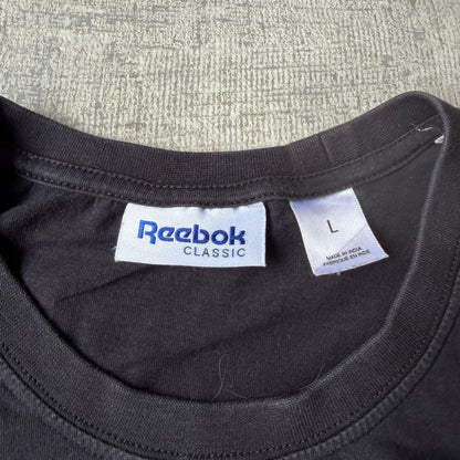 Reebok The Pump Y2K Black Graphic T-Shirt Size L Mens                          -E47