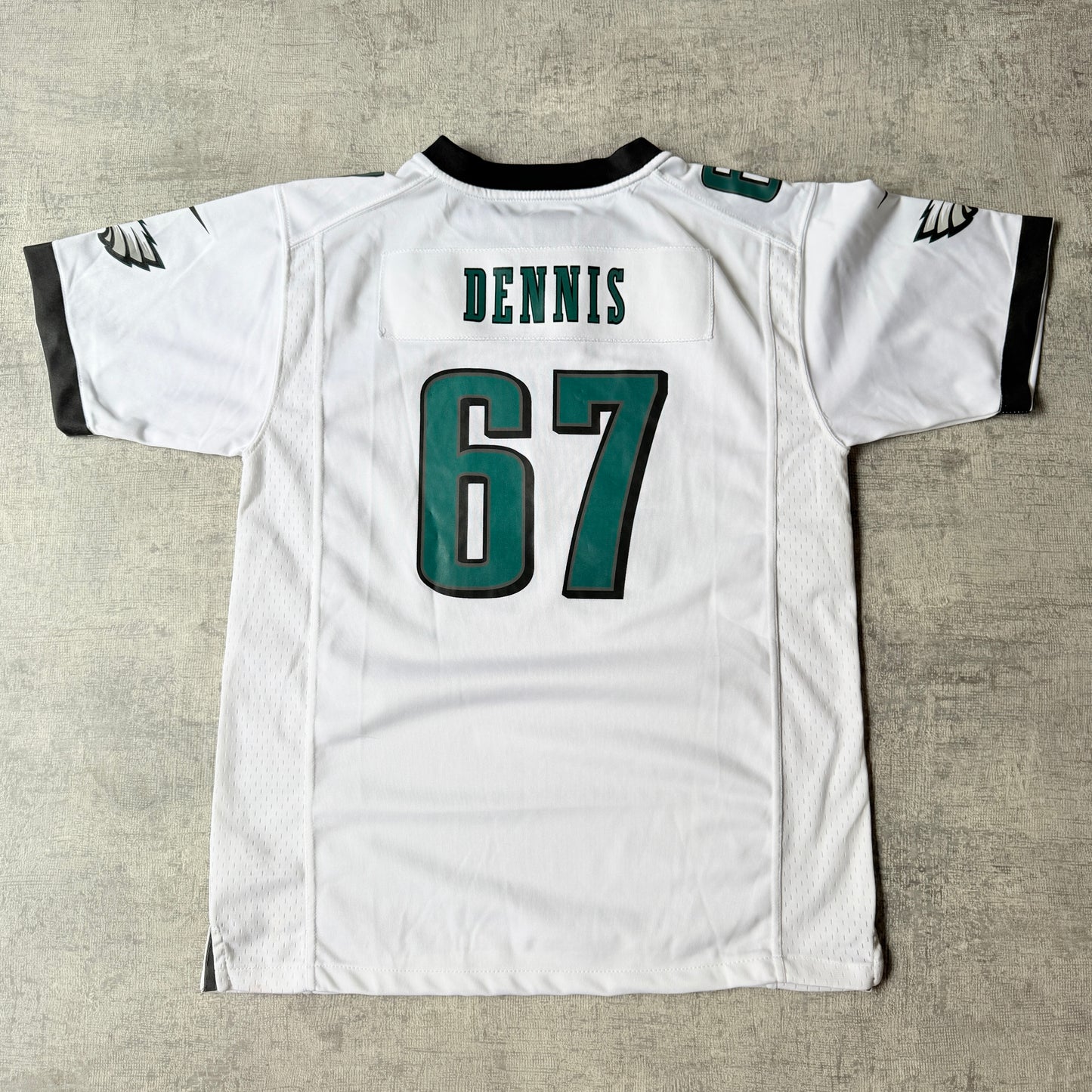 Nike Philadelphia Eagles NFL Jersey Size XL Mens #67 White Kit             -F22