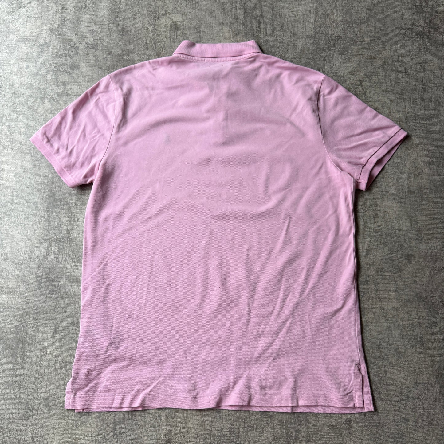 Polo Ralph Lauren Mens Pink Polo Shirt Size L Mens             -A55