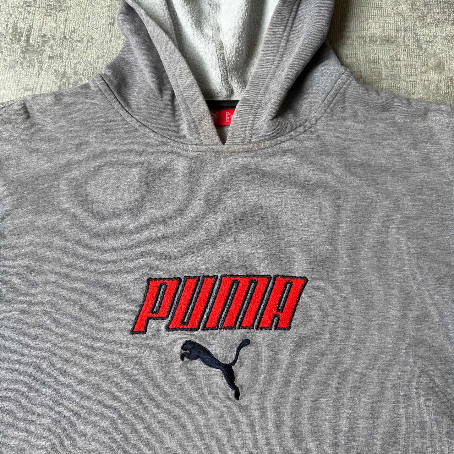 Puma Y2K Grey Hoodie Size S Mens Grey Pullover       -G29