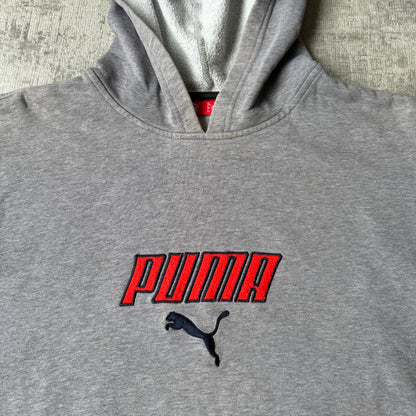 Puma Y2K Grey Hoodie Size S Mens Grey Pullover       -G29