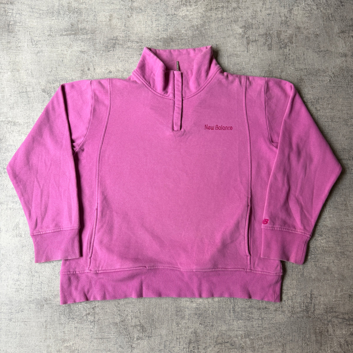 New Balance Y2K Womens Pink Quarter Zip Jumper Size Fits M/L           -H27