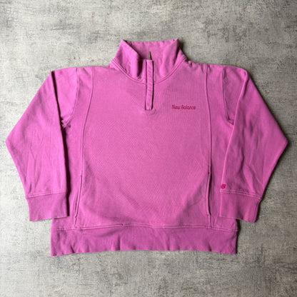 New Balance Y2K Womens Pink Quarter Zip Jumper Size Fits M/L           -H27
