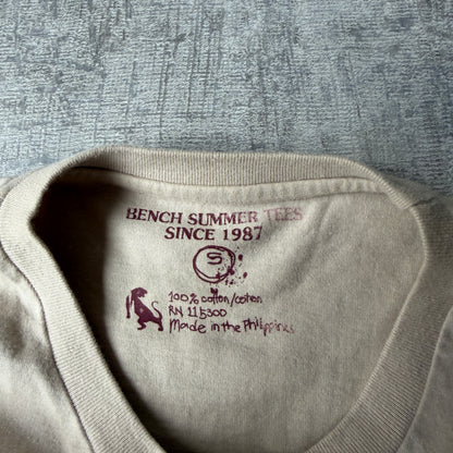 Save Water Shower 2Gether Y2K Graphic T-Shirt Size S Beige/ Red            -B8