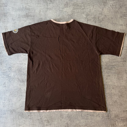 Boag's Draught Beer Y2K Ringer Shirt Size L Men's Brown     -A5