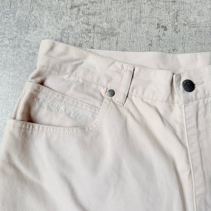 Quiksilver Y2K Sample Baggy Cargo Shorts Size 32 Beige        -G10