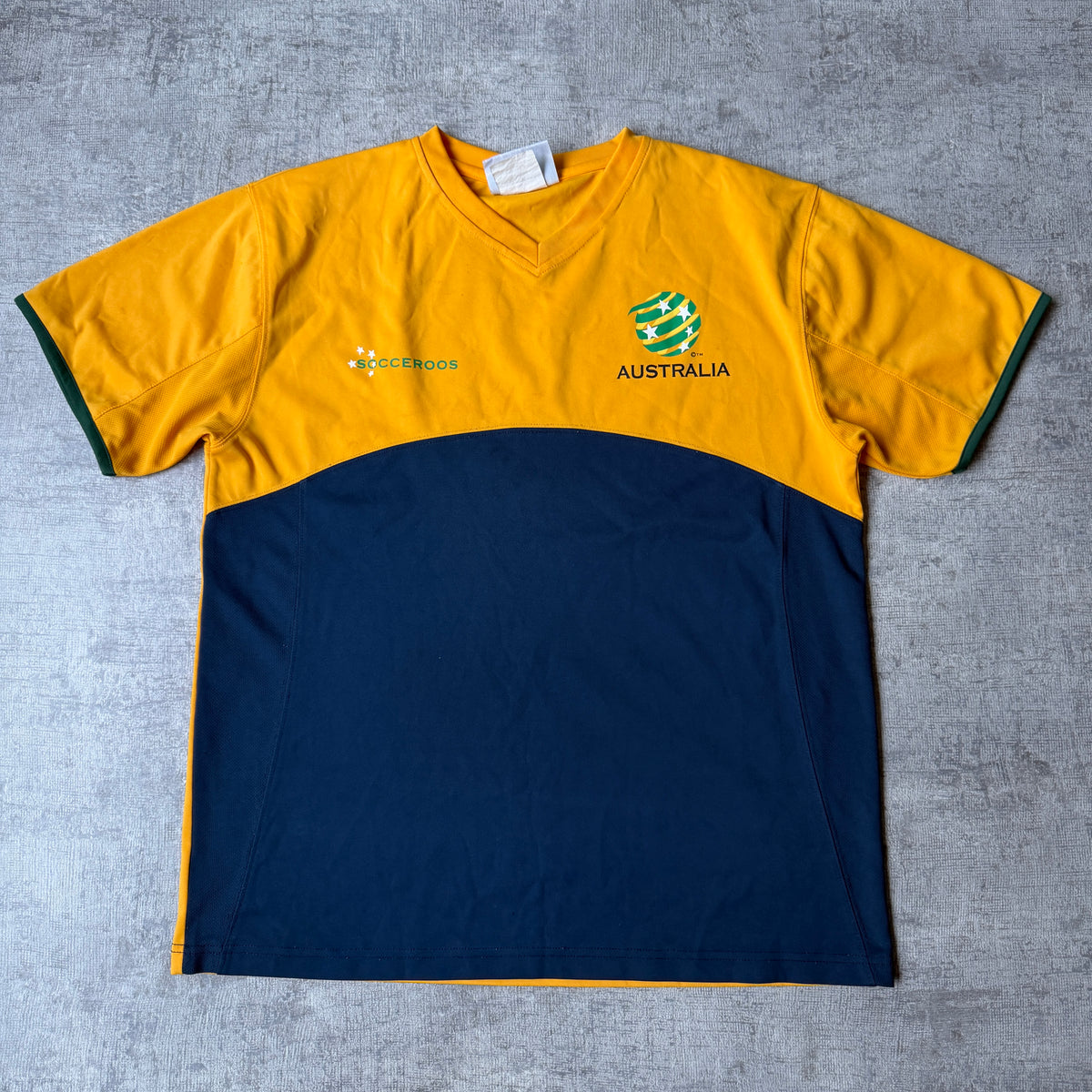 Australia Socceroos Y2K Training Top Size Fits M/L Oversized        -G20