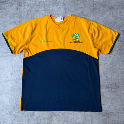 Australia Socceroos Y2K Training Top Size Fits M/L Oversized        -G20