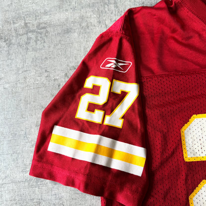 Kansas City Chiefs NFL Jersey Size L/Y Fits M Womens #27               -B61