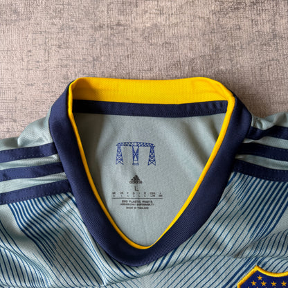 Boca Juniors Adidas Soccer Jersey Size L Mens Argentinian League              -D2
