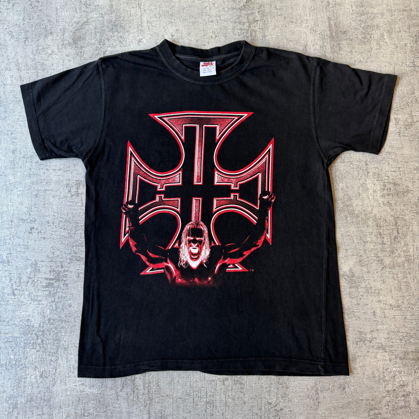 Vintage WWE “Screw The Rules” Triple H 2002 T-Shirt Size S Mens Wrestling Tee           -H46