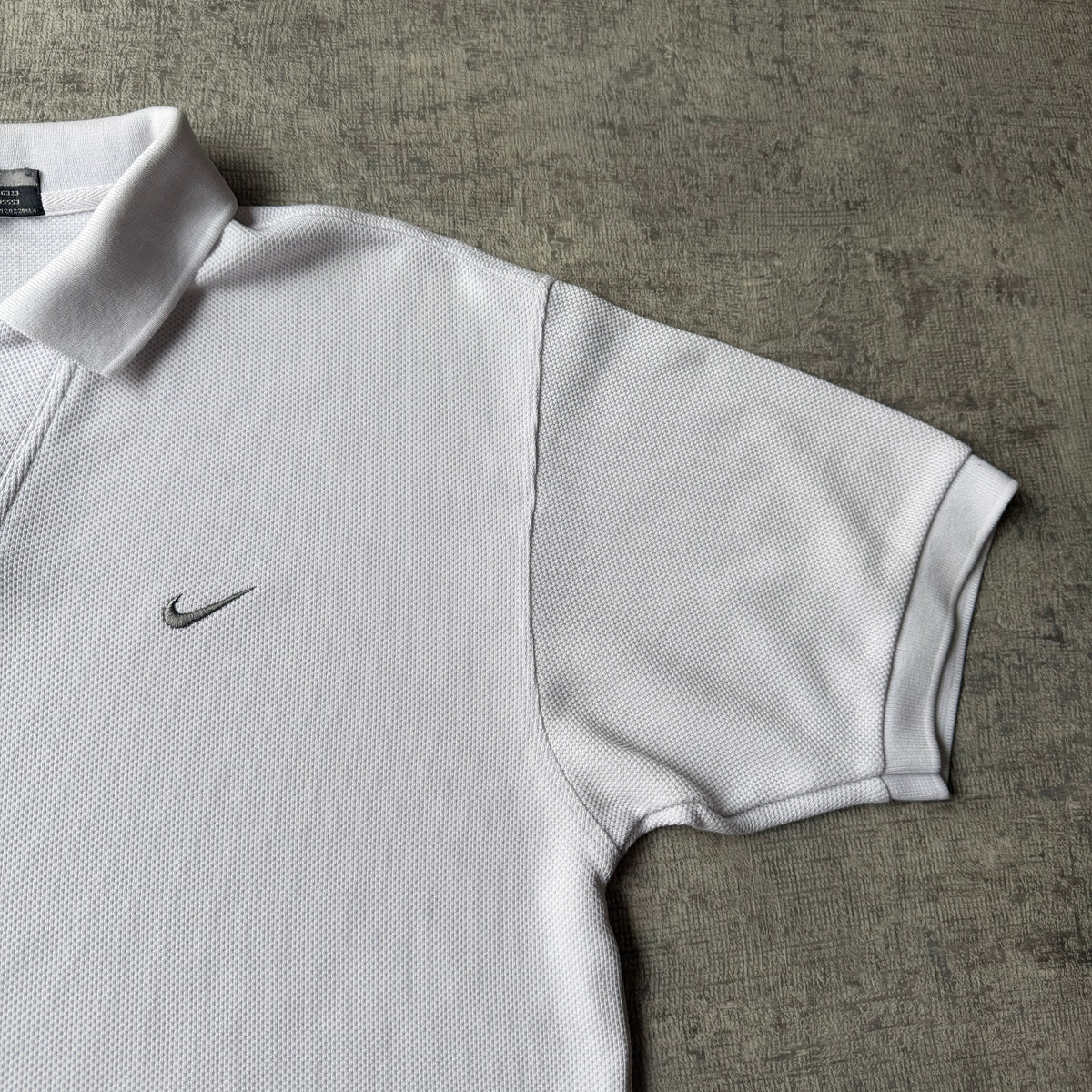 Nike Y2K Polo Shirt Size XXL Mens White Short Sleeve           -A65