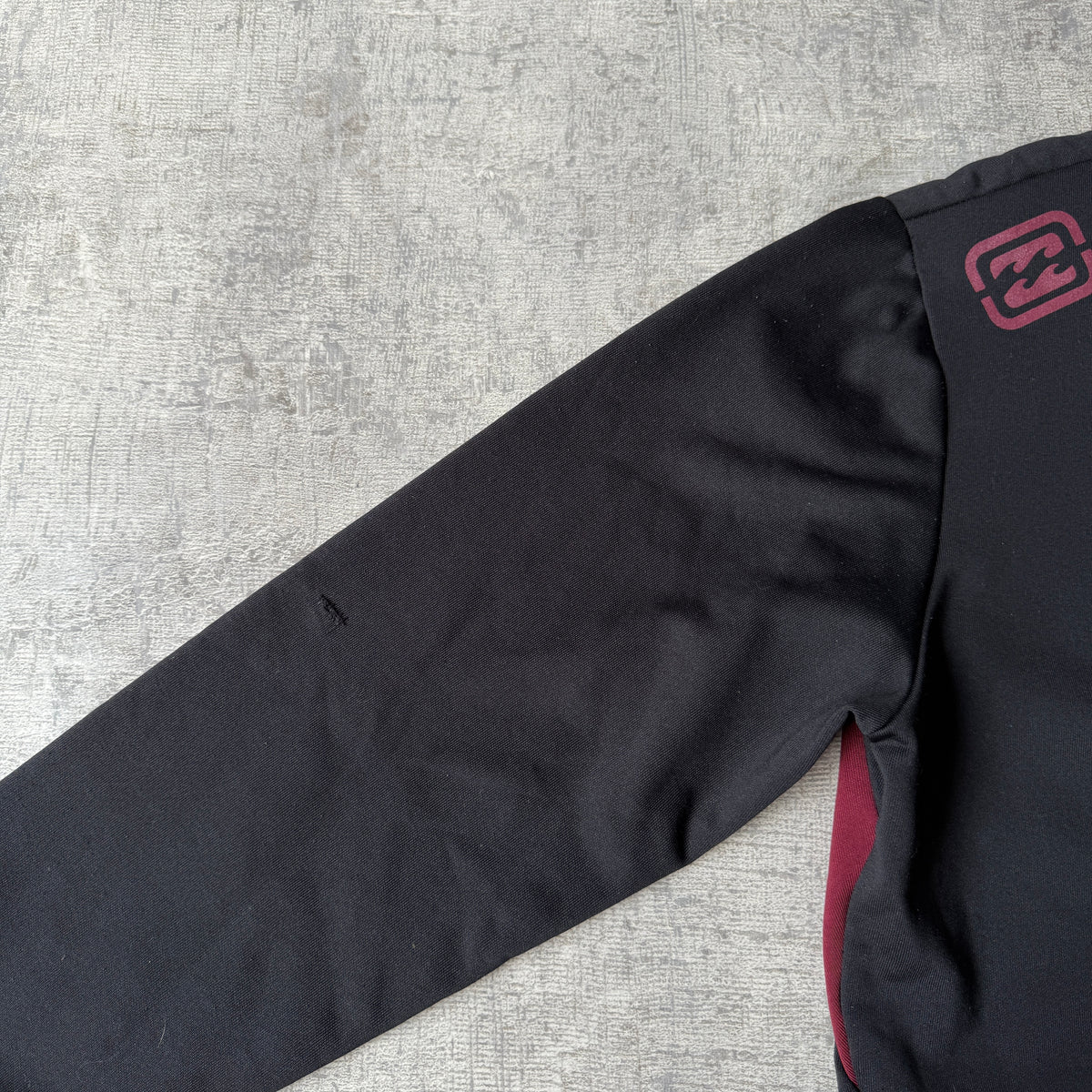 Billabong Y2K Track Jacket Size M Mens Black Red Zip Up           -C14