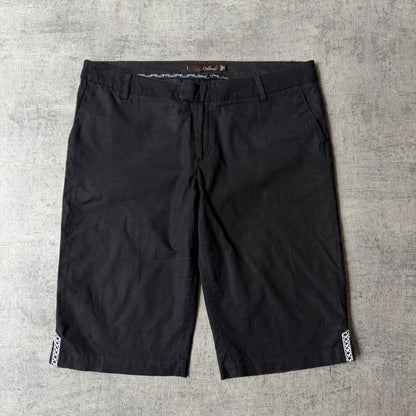 Colorado Womens Y2K Chino Shorts Size 12 Black Low Mid Rise         -H19