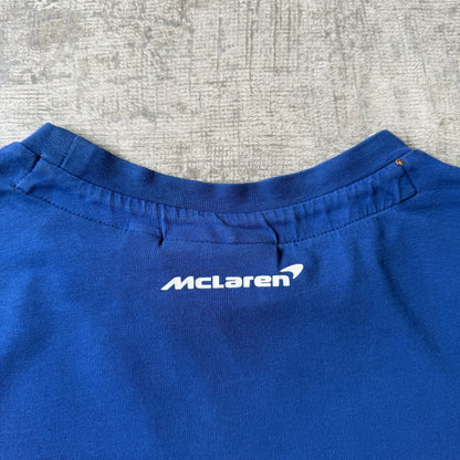 McLaren F1 Daniel Ricciardo Blue Baby Tee Fits Size XS-S Womens Top            -B28