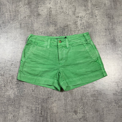 Ralph Lauren Womens Y2K Green Booty Shorts Size 0        -I19
