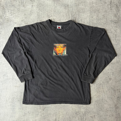 Vintage Australian Museum Pharaoh Long Sleeve T-Shirt Size XL 90's -B10