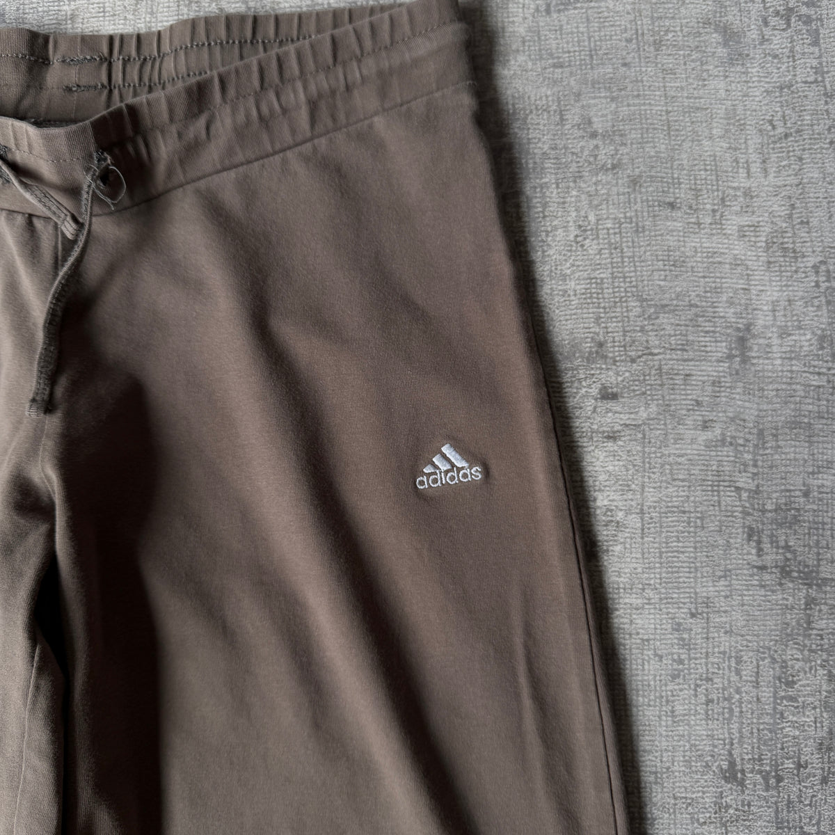 Adidas Womens Y2K Low Rise Brown Baggy Track Pants Size S              -E7