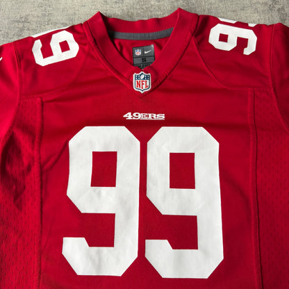 Nike San Francisco 49's NFL Jersey Size S Womens #99 Smith                -F18