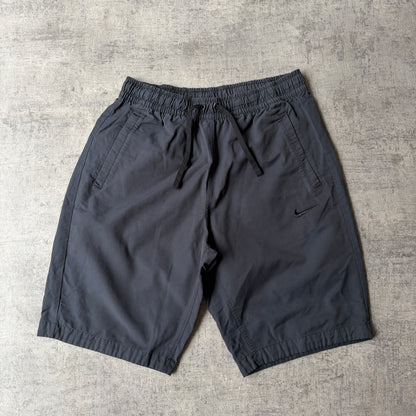 Nike Y2K Athletic Shorts Grey Size L Mens Blue Label        -H18