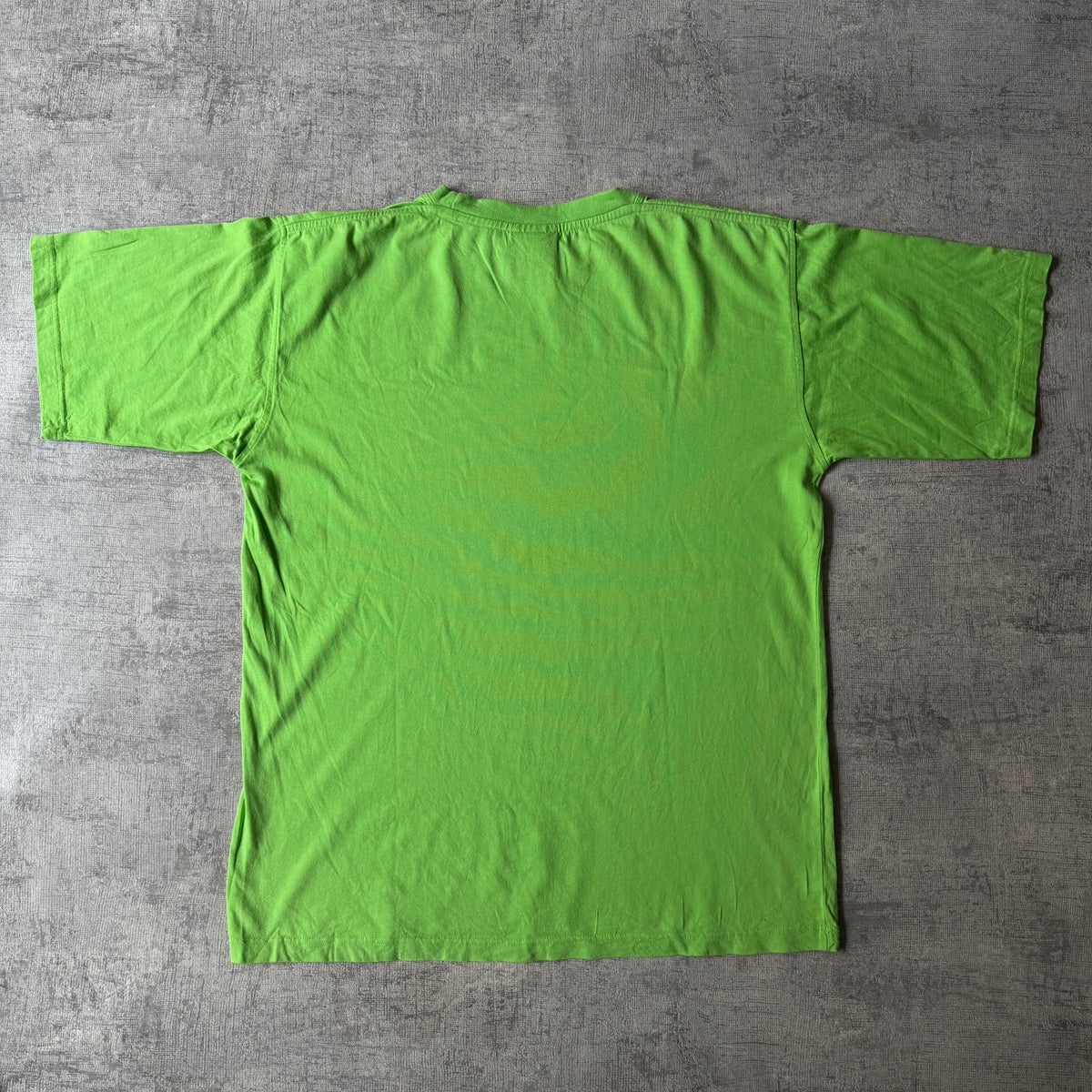 Hang Ten Y2K Graphic Surf T-Shirt Size L Mens Lime Green Tee                       -E52