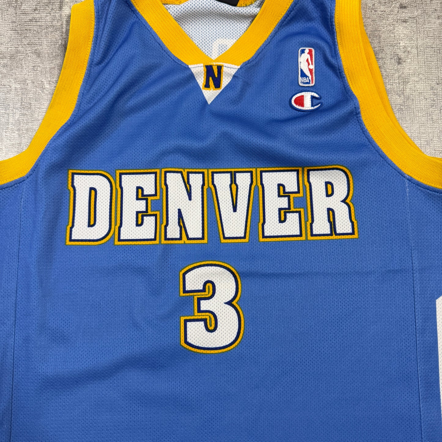Vintage Denver Nuggets NBA Alan Iverson Jersey #3 Size M Mens          -I10