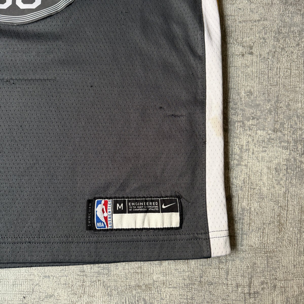 NBA Nike Golden State Warriors 2018-19 Statement Jersey Size M Mens Grey           -H8