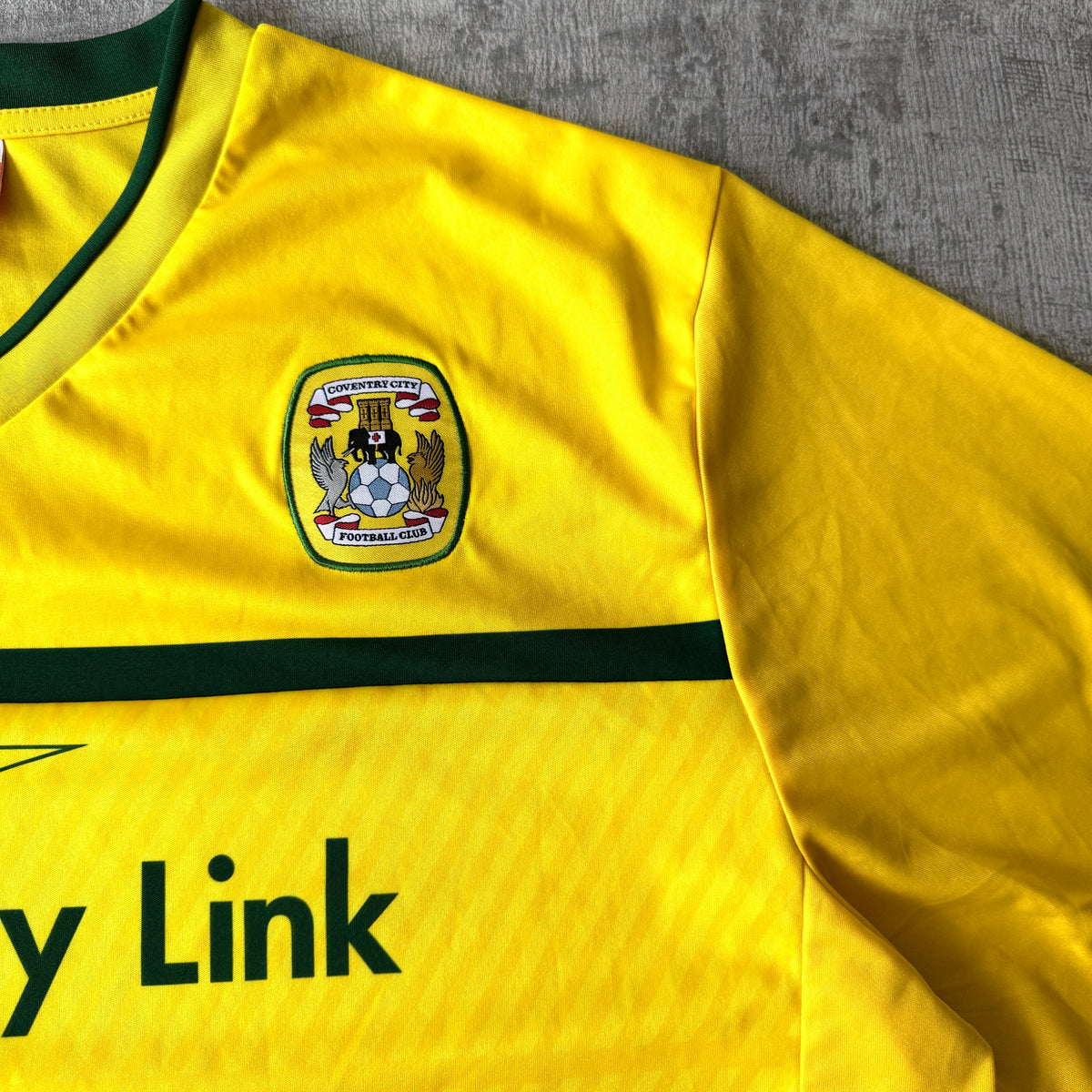 Coventry City 2012-13 Away Puma Soccer Jersey Size 3XL Mens Yellow Premier League         -C21