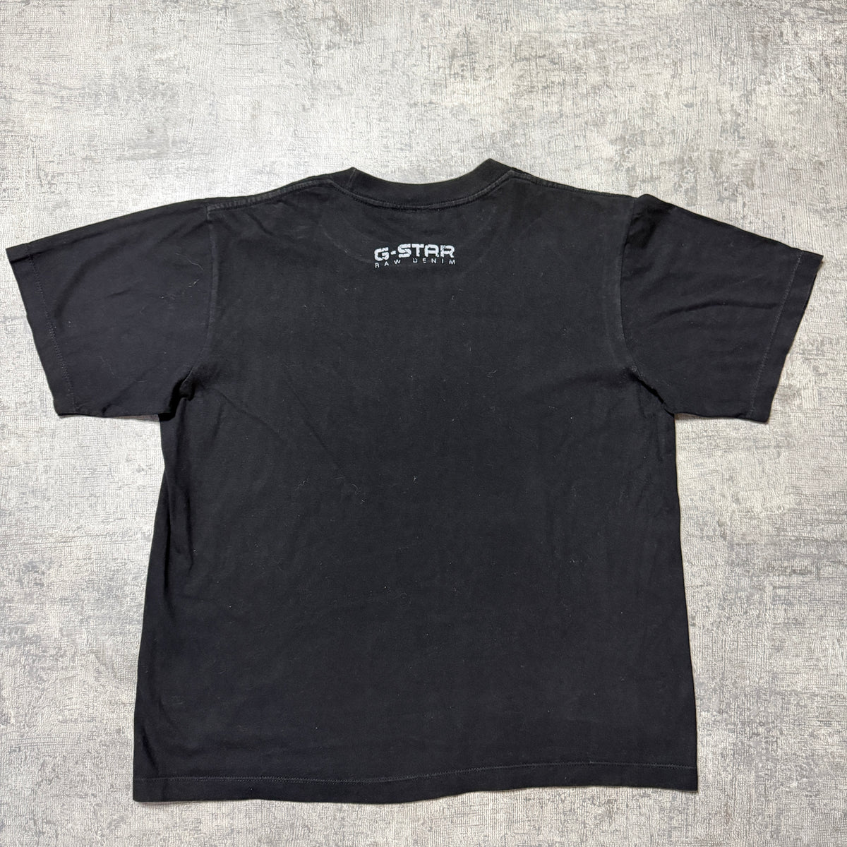 G-Star Raw Mens Black Y2K Graphic T-Shirt Size Fits S-M oversized                -F44