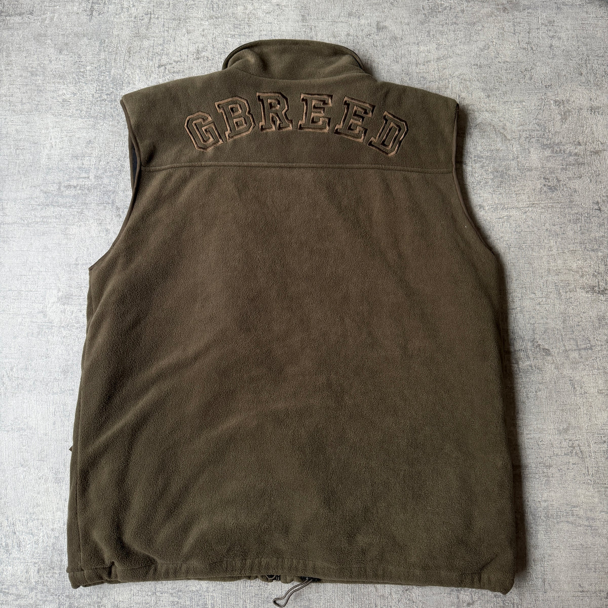 Golden Breed Vintage Brown Fleece Vest Size XXL Mens          -G33