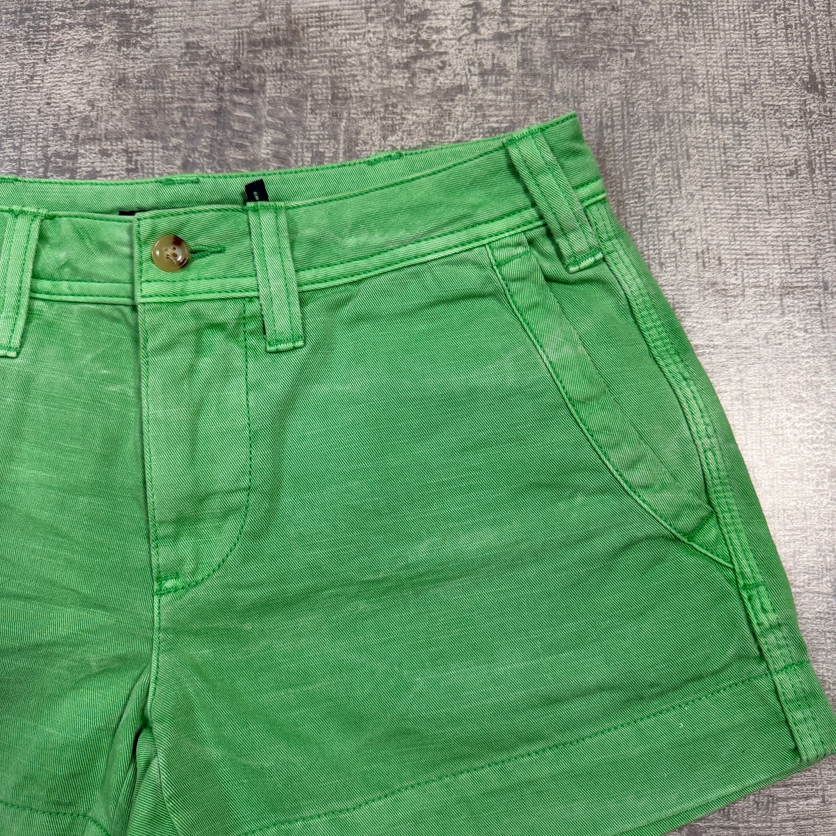 Ralph Lauren Womens Y2K Green Booty Shorts Size 0        -I19