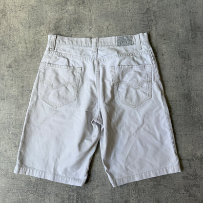 Golden Breed Mens Y2K White Surf Cargo Shorts Size 31              -E10