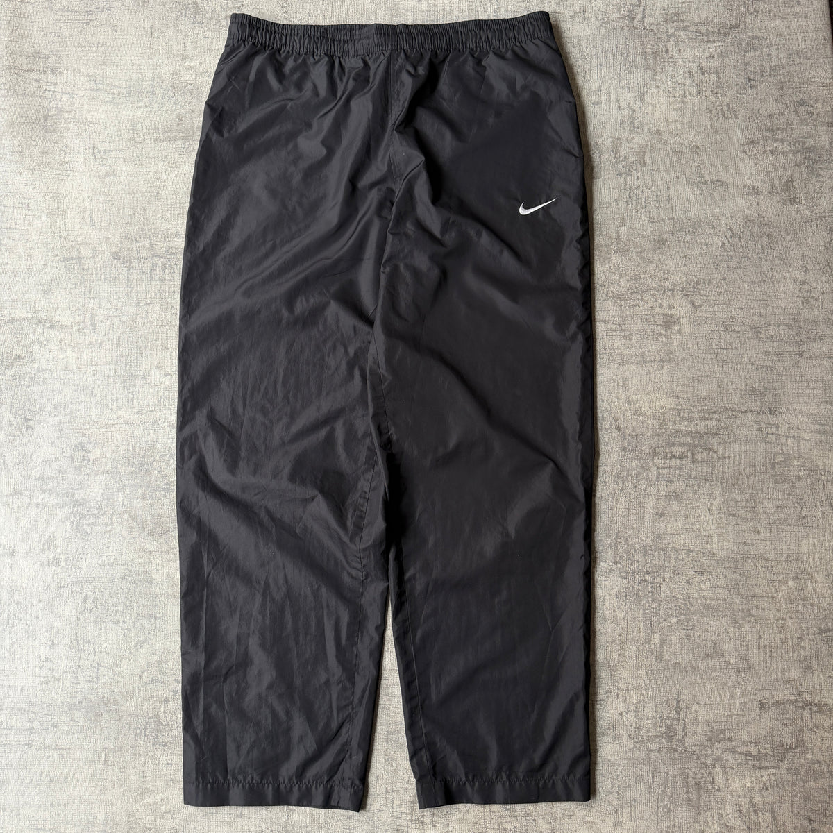 Vintage Nike Track Pants Size XL Mens Black White Windbreaker         -H17