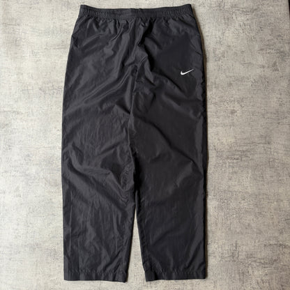 Vintage Nike Track Pants Size XL Mens Black White Windbreaker         -H17