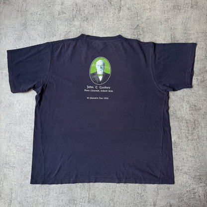 Tooheys New 2005 Navy Blue Graphic T Shirt Size XXL St Pat’s           -G51